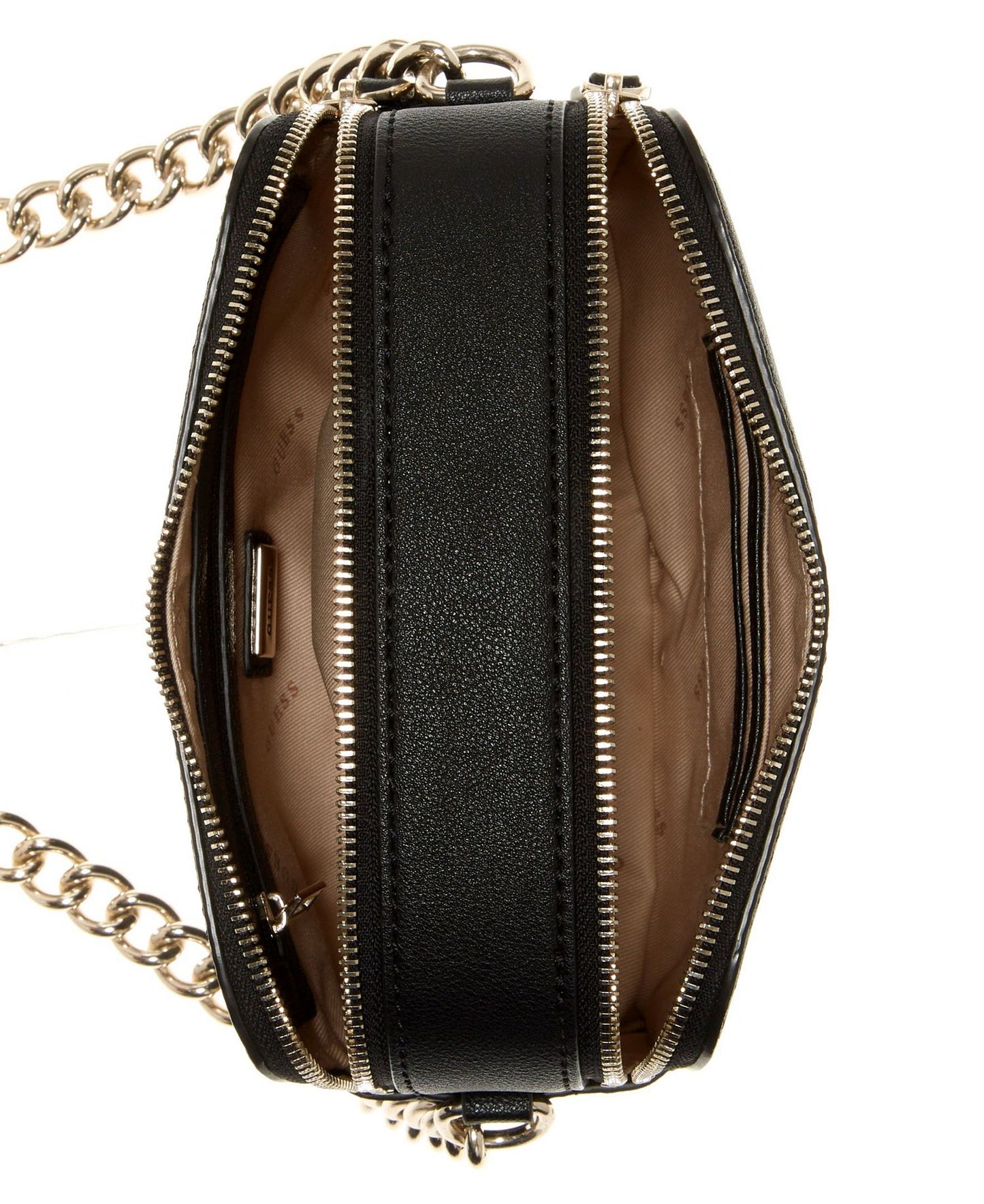 Noelle Double Compartment Crossbody (Black)