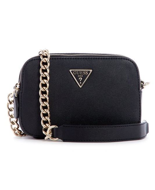 Noelle Double Compartment Crossbody (Black)