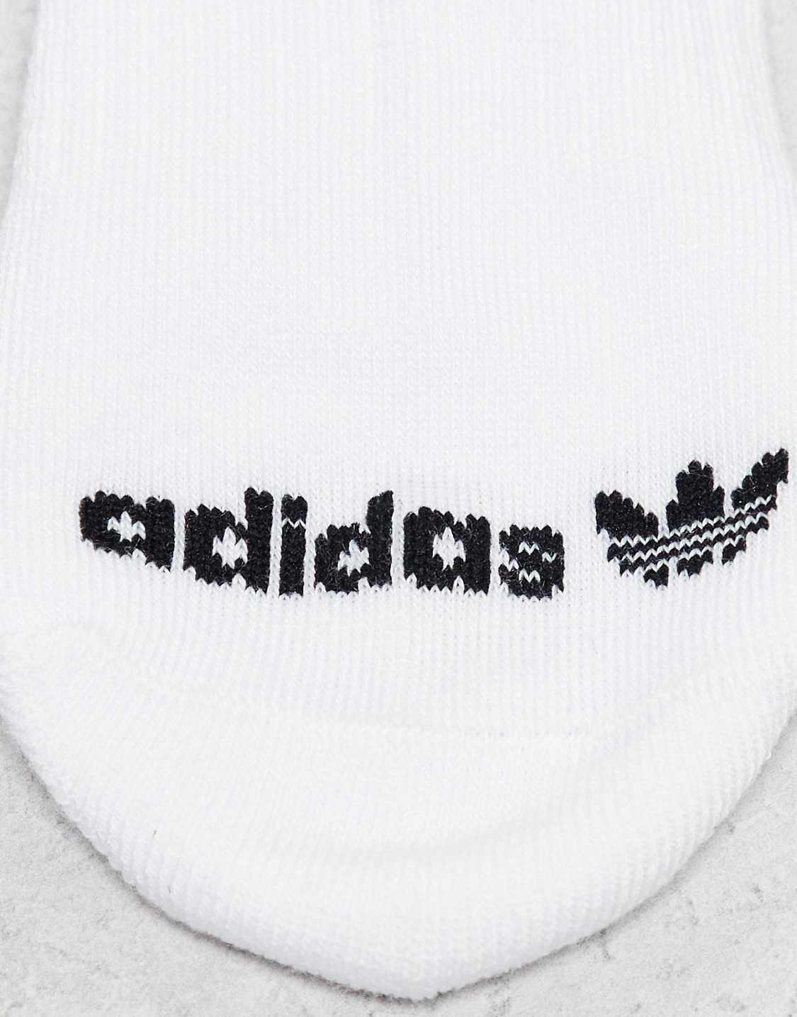 Originals Trefoil 2.0 3-Pack High Quarter Socks (White)