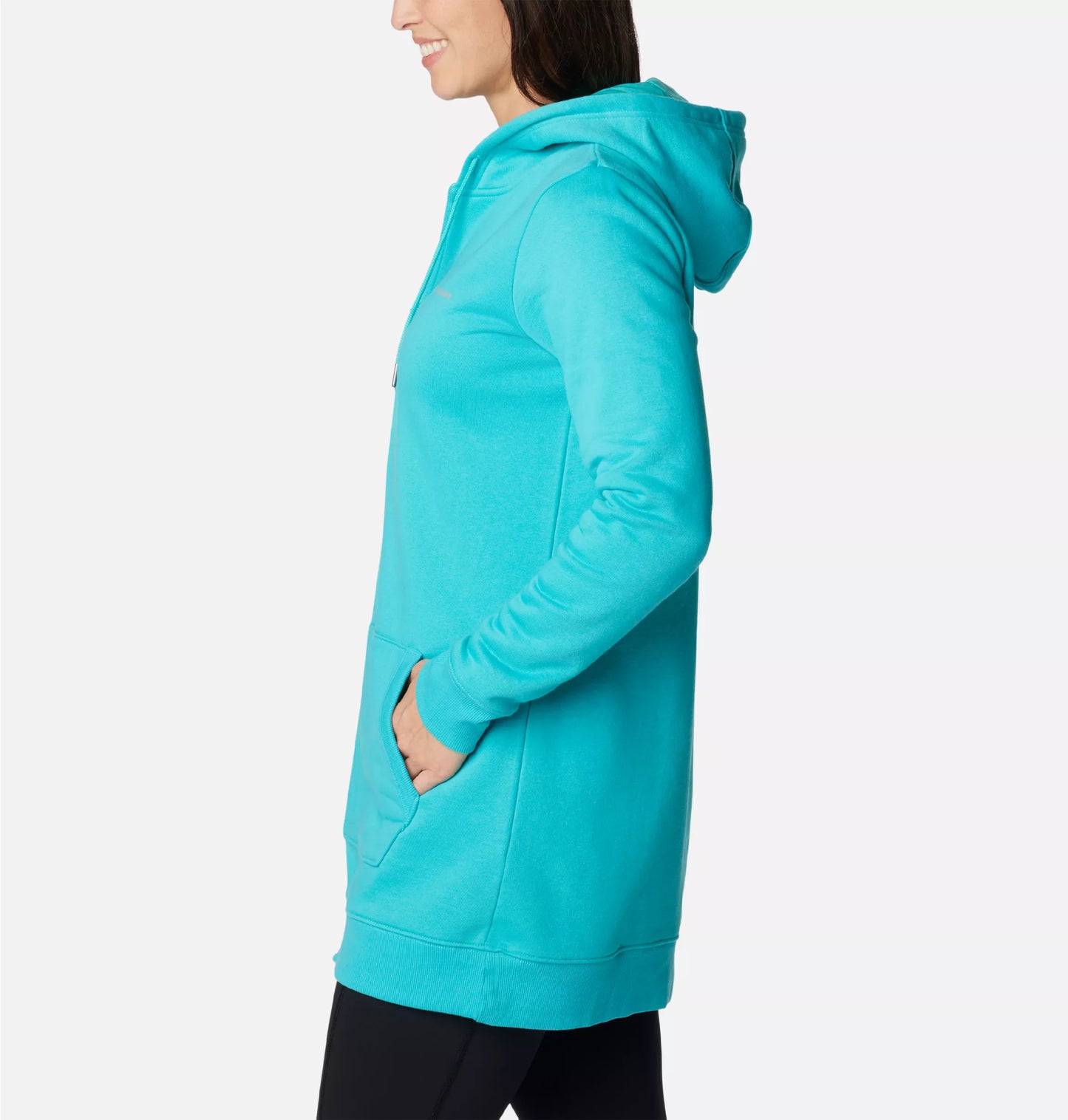 Rush Valley™ Long Full Zip Hoodie (Bright Aqua)