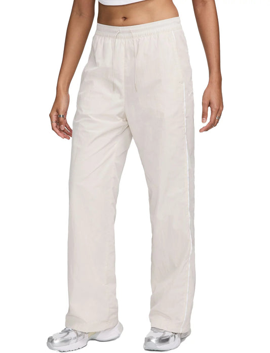 Windrunner High-Waisted Woven Open-Hem Pants (Light Orewood Brown)