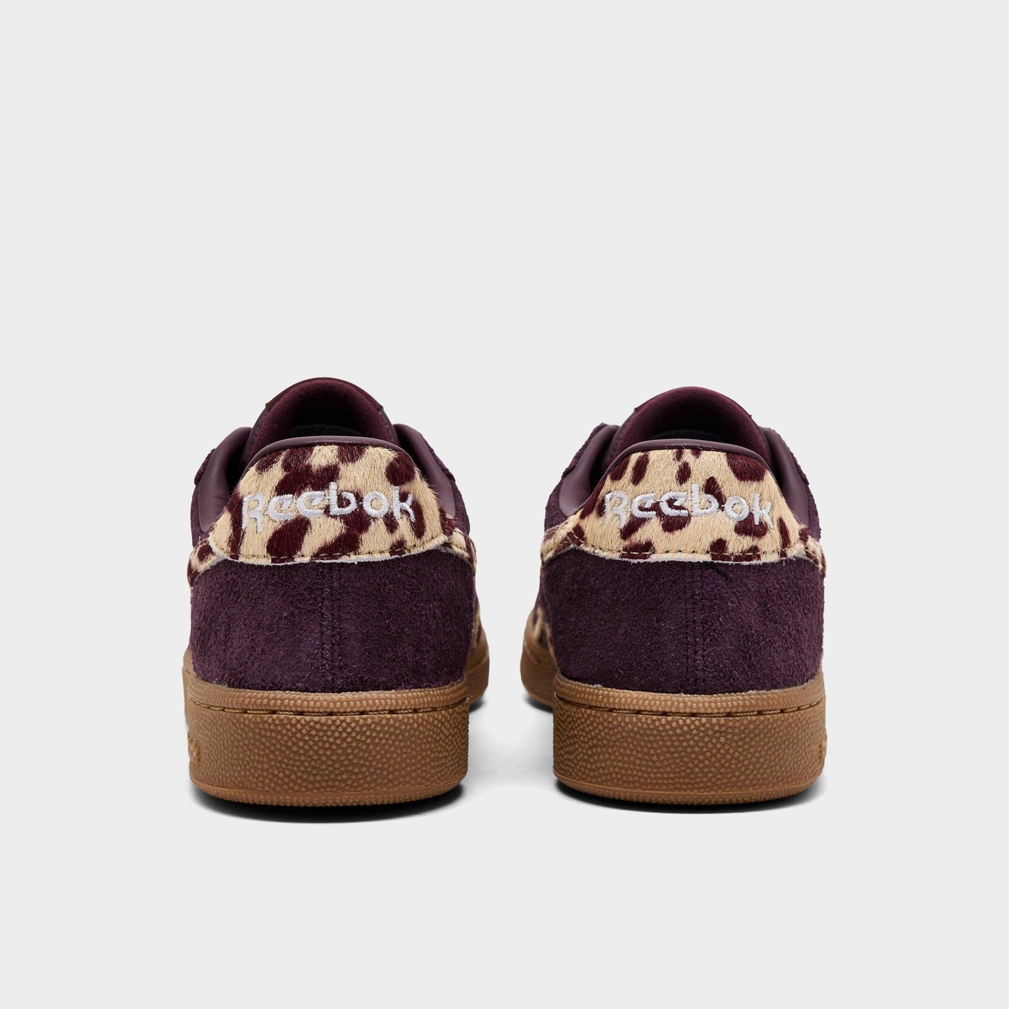 Club C Grounds UK Casual Shoes (Black Cherry / Cheetah)