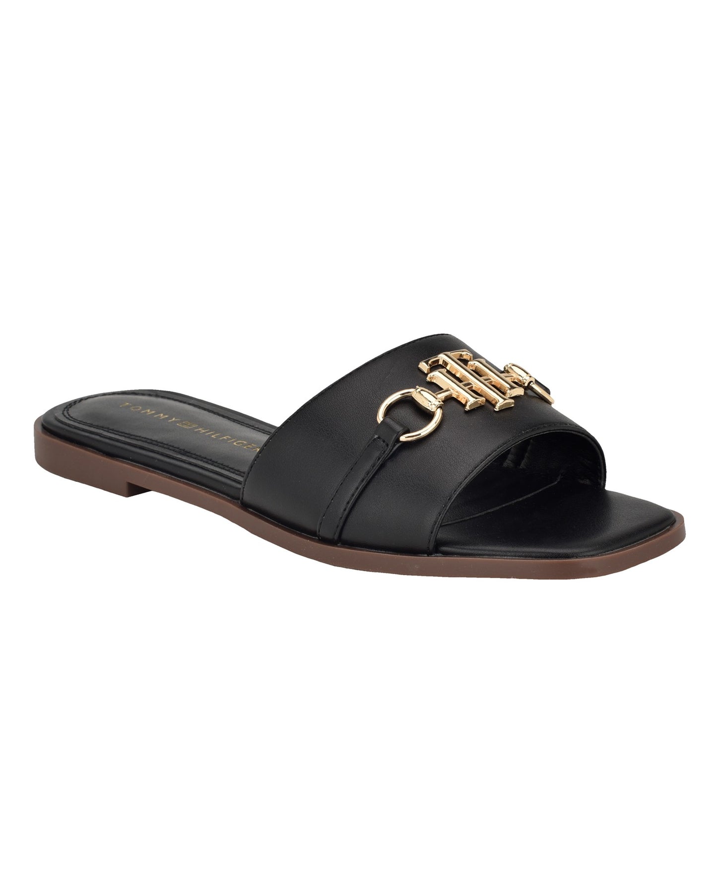 Tommy Hilfiger Women's Pipper Logo Flat Slide Sandals