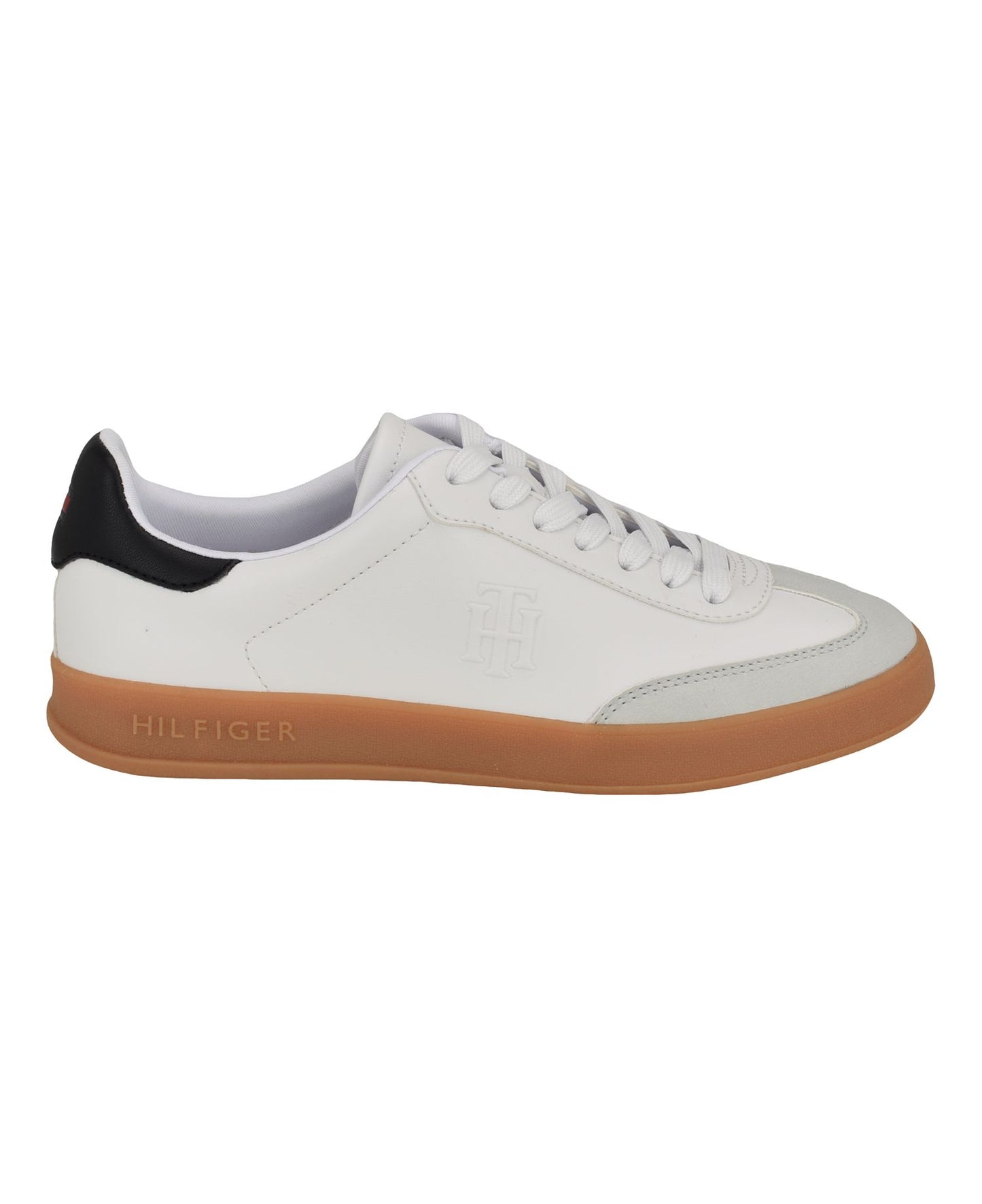 Sarhli Lace-Up Sneakers (White / Black)