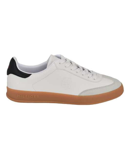 Sarhli Lace-Up Sneakers (White / Black)