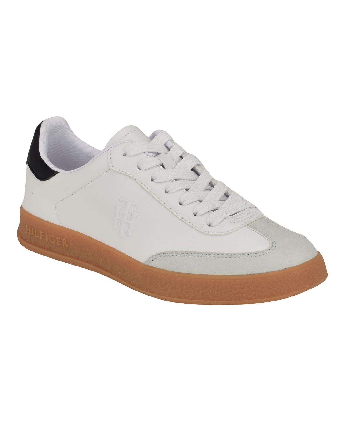 Sarhli Lace-Up Sneakers (White / Black)