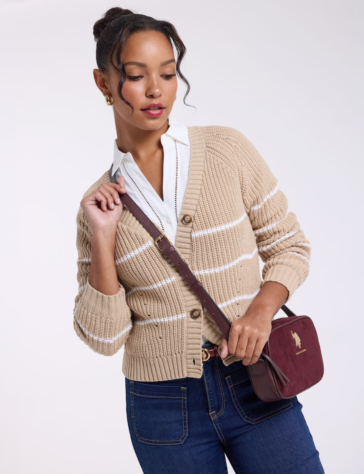 SUEDE CROSSBODY BAG