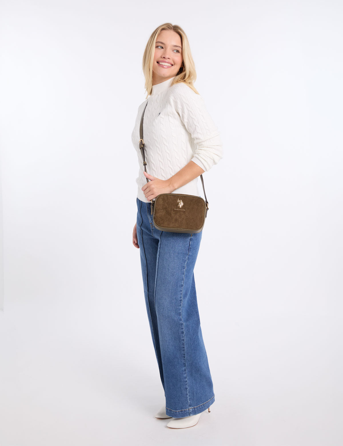 SUEDE CROSSBODY BAG