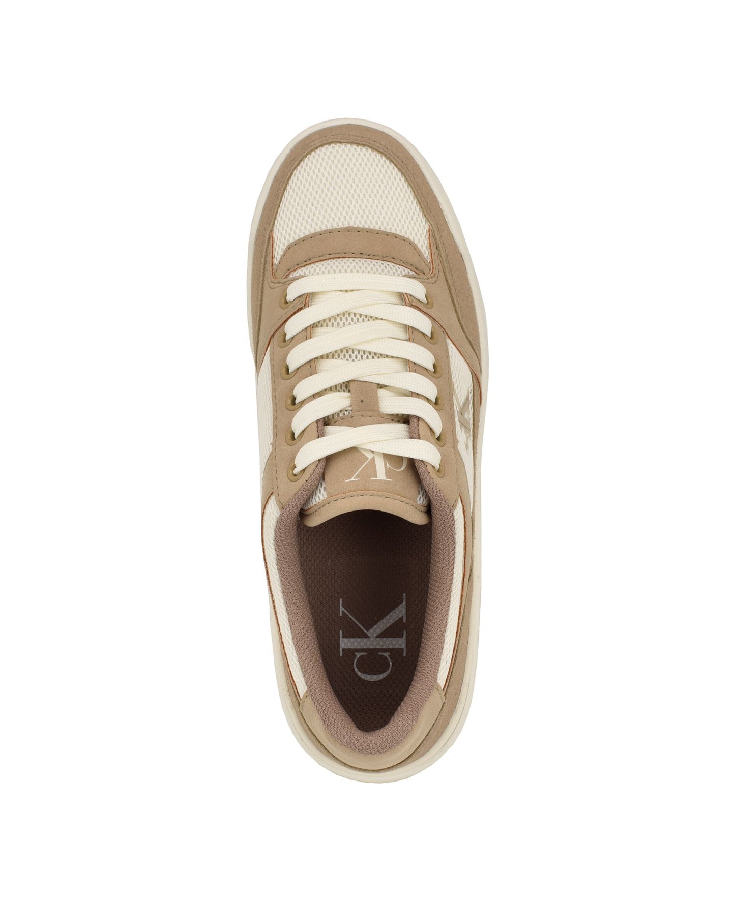 Alondra Lace-Up Platform Sneakers (Natural)