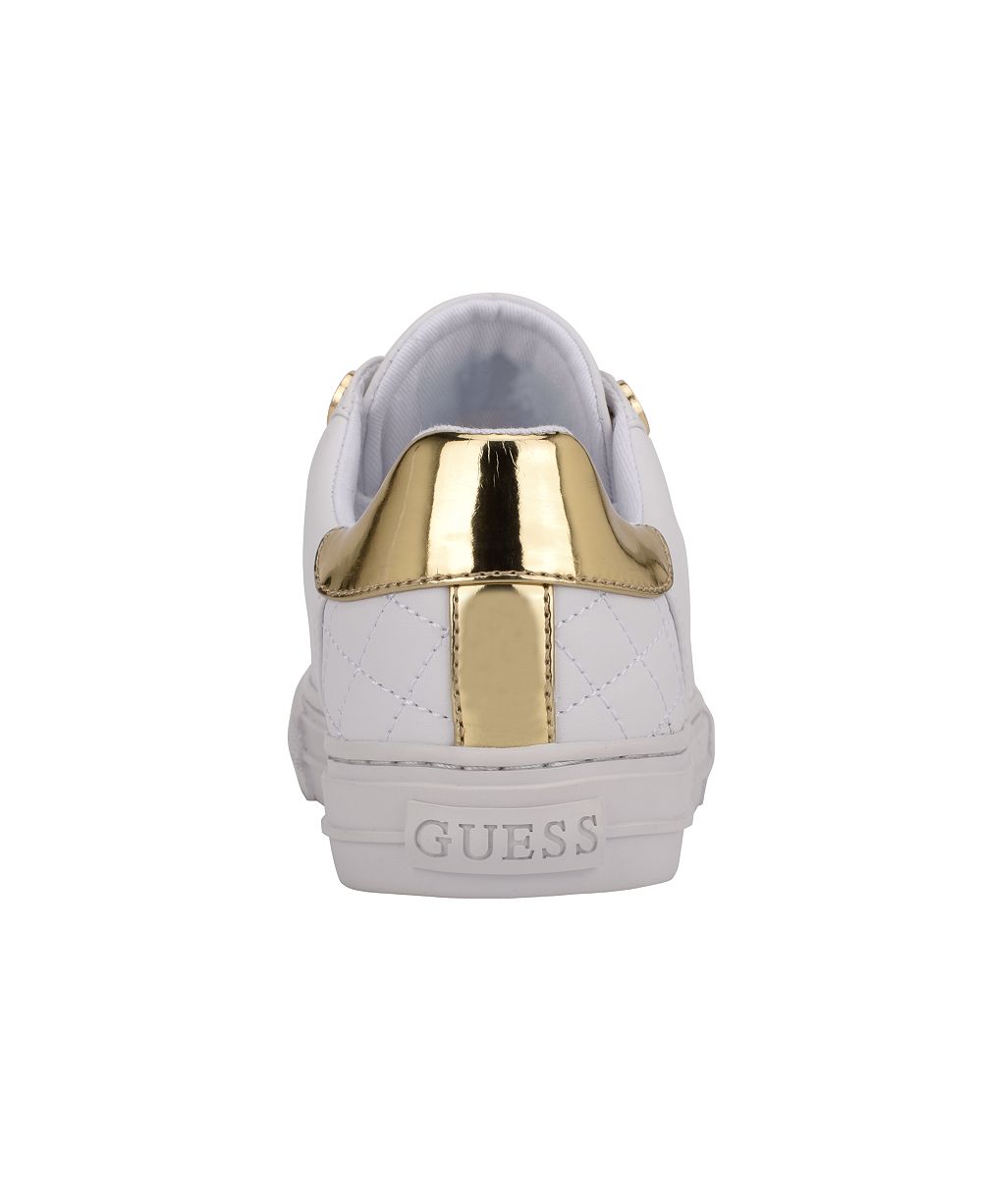 Loven Lace-Up Sneakers (White)