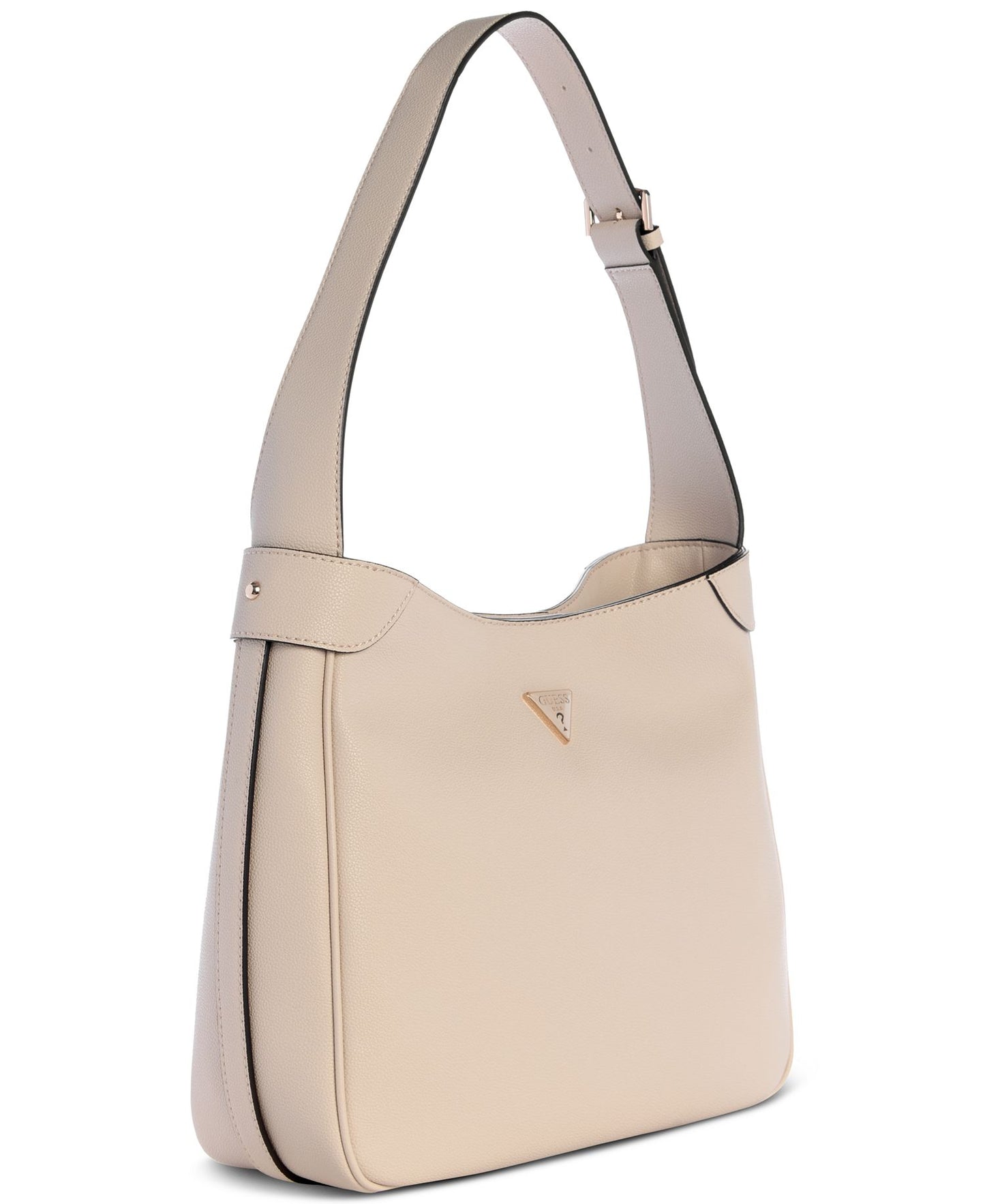 Fedora Hobo Shoulder Bag (Bone)