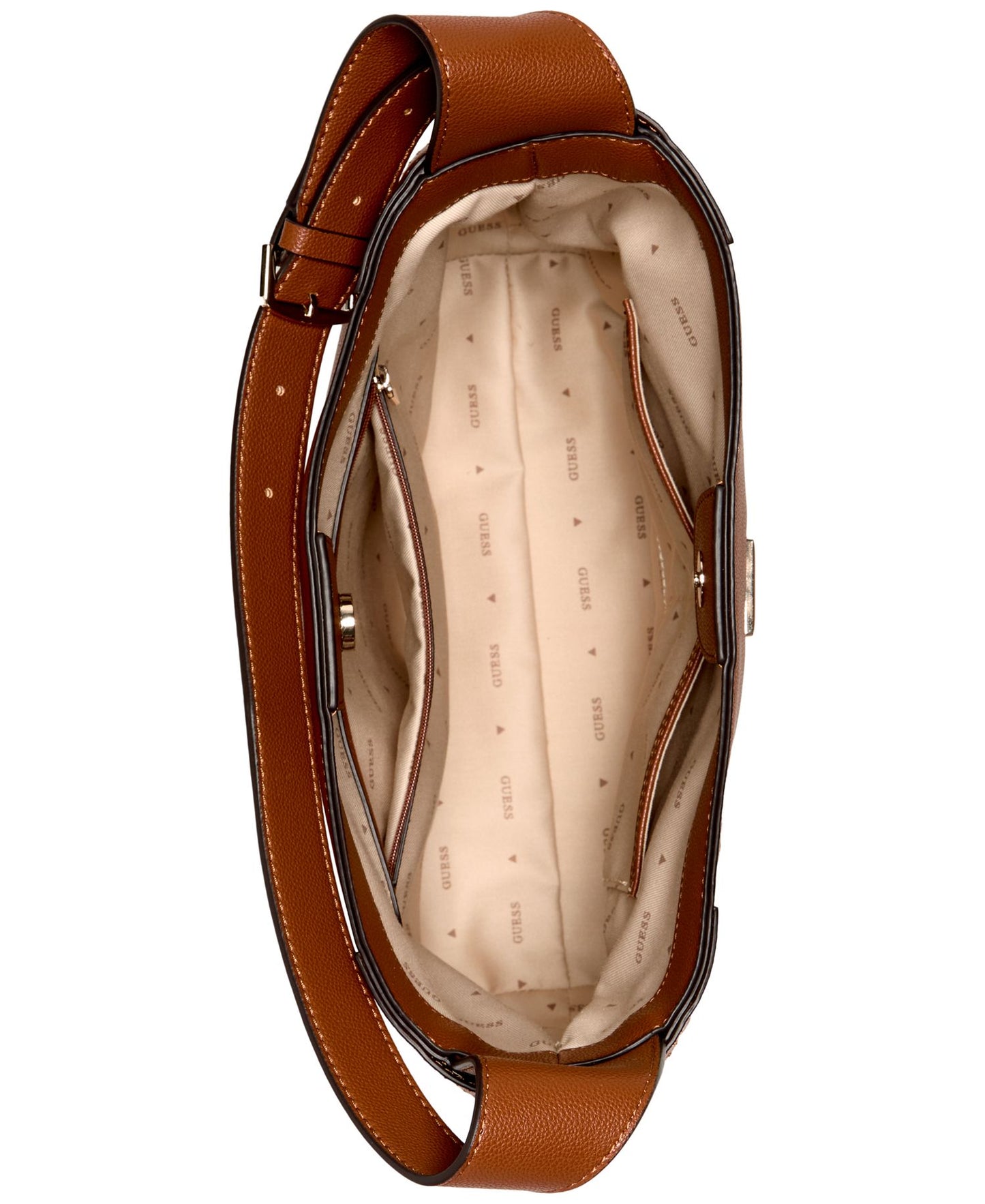 Fedora Hobo Shoulder Bag (Cognac)