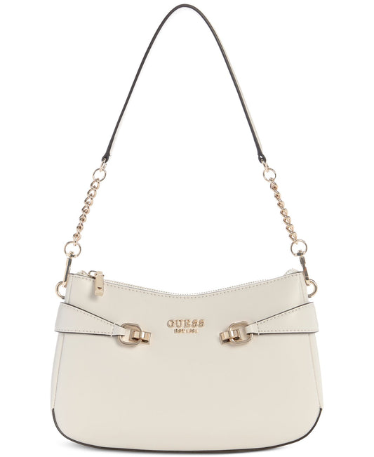 Lorelei Top-Zip Shoulder Bag (Bone)