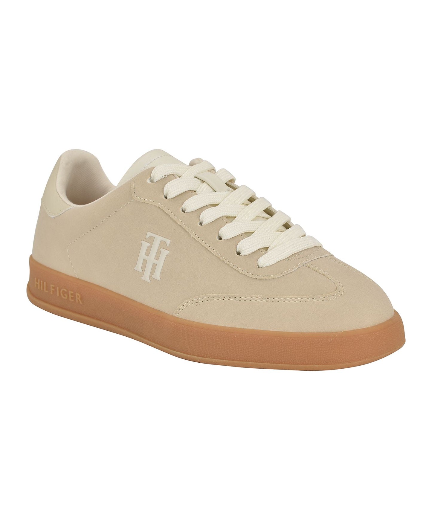 Sarhli Lace-Up Sneakers (Beige)