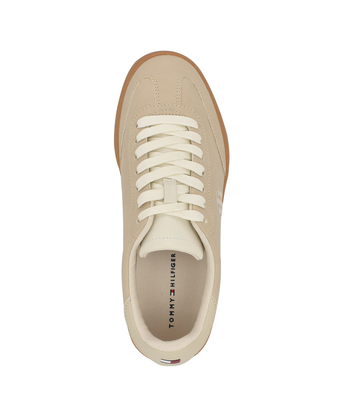 Sarhli Lace-Up Sneakers (Beige)