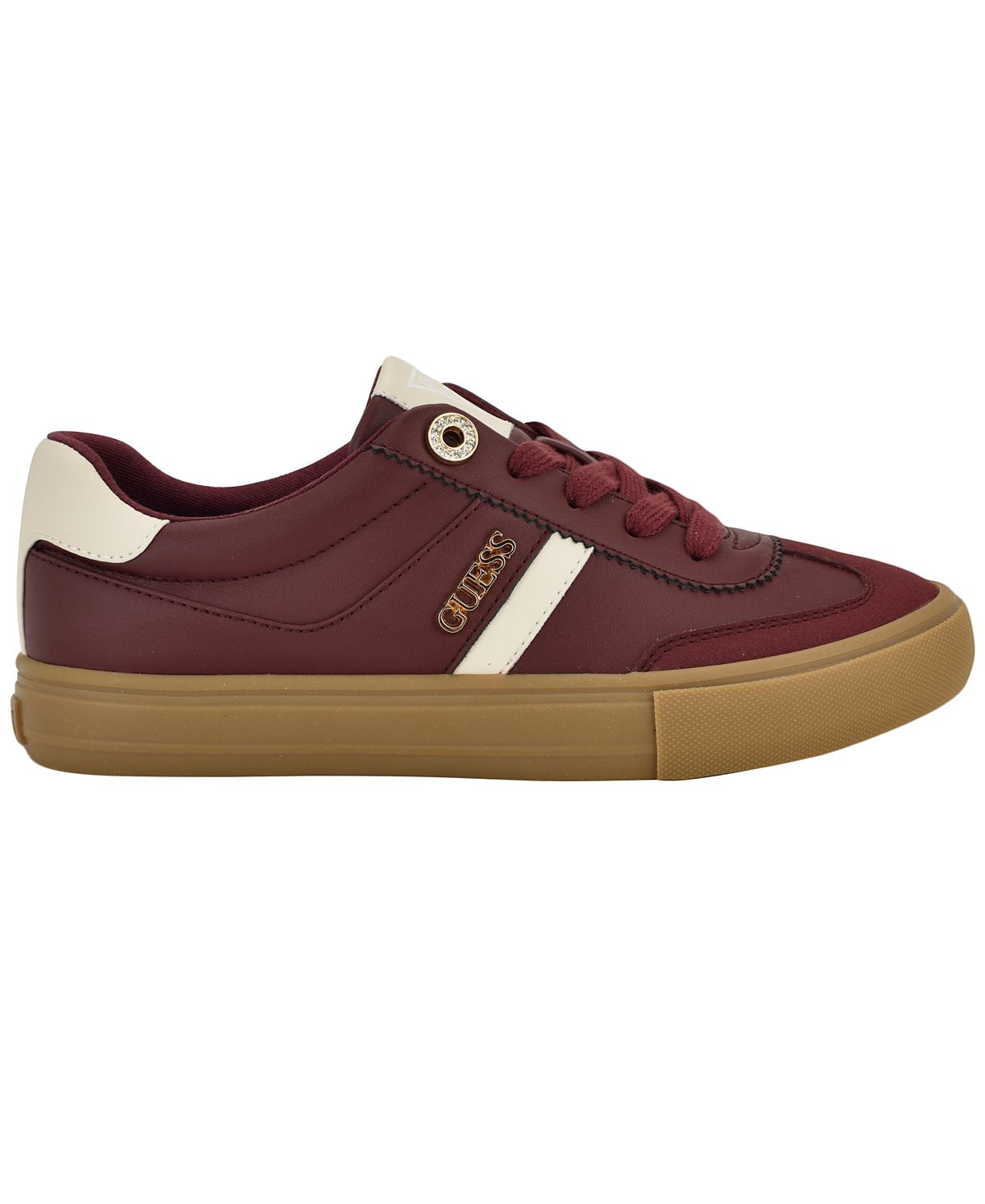 Loui Lace-Up Sneakers (Deep Red)