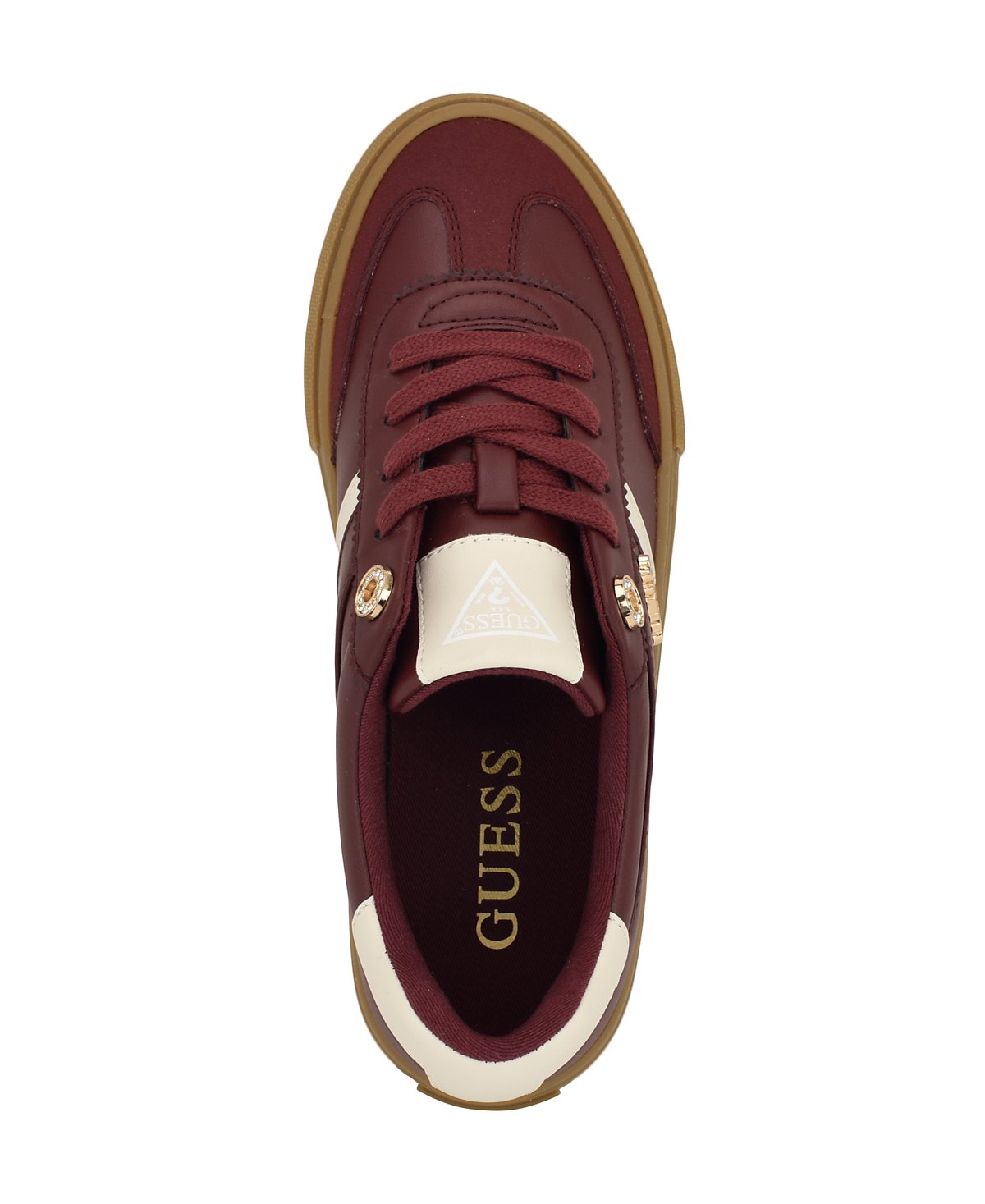 Loui Lace-Up Sneakers (Deep Red)