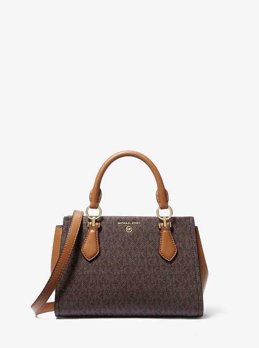 Marilyn Small Logo Crossbody Bag (Brown / Acorn)