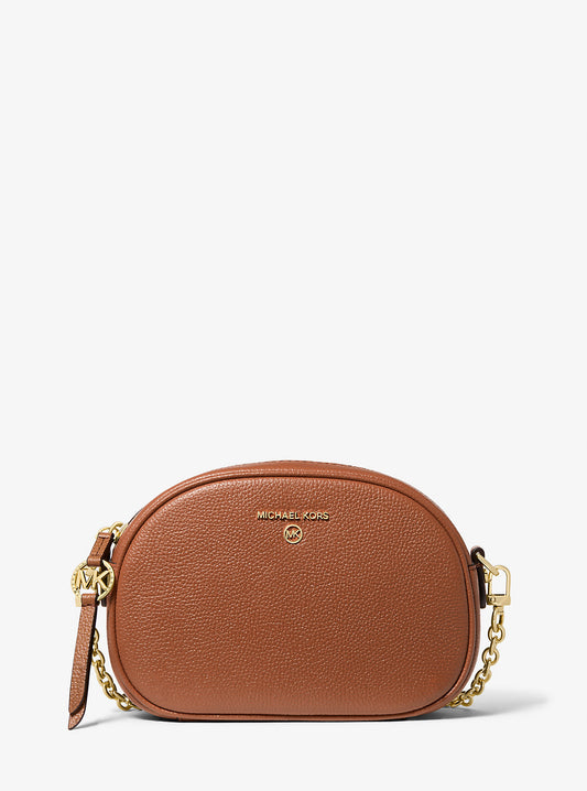 Jet Set Small Pebbled Leather Convertible Camera Bag (Luggage)