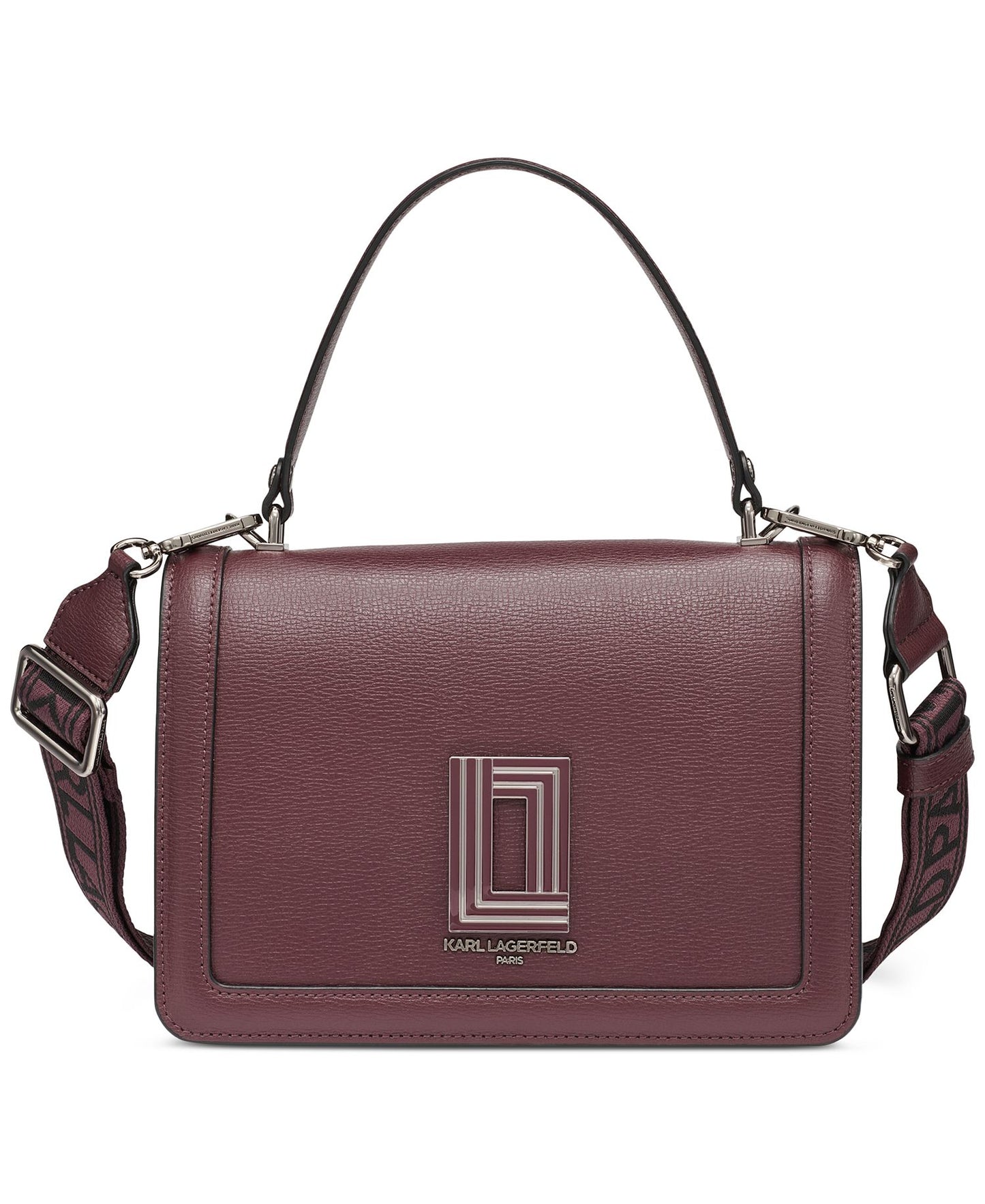 Simone Flap Crossbody (Raisin)