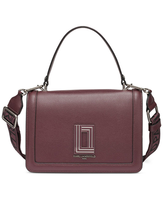 Simone Flap Crossbody (Raisin)