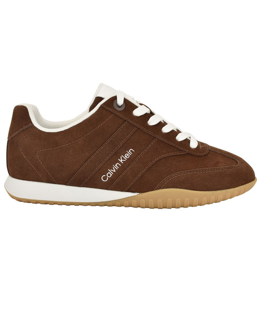 Hendrea Lace-Up Sneakers (Dark Brown Suede)