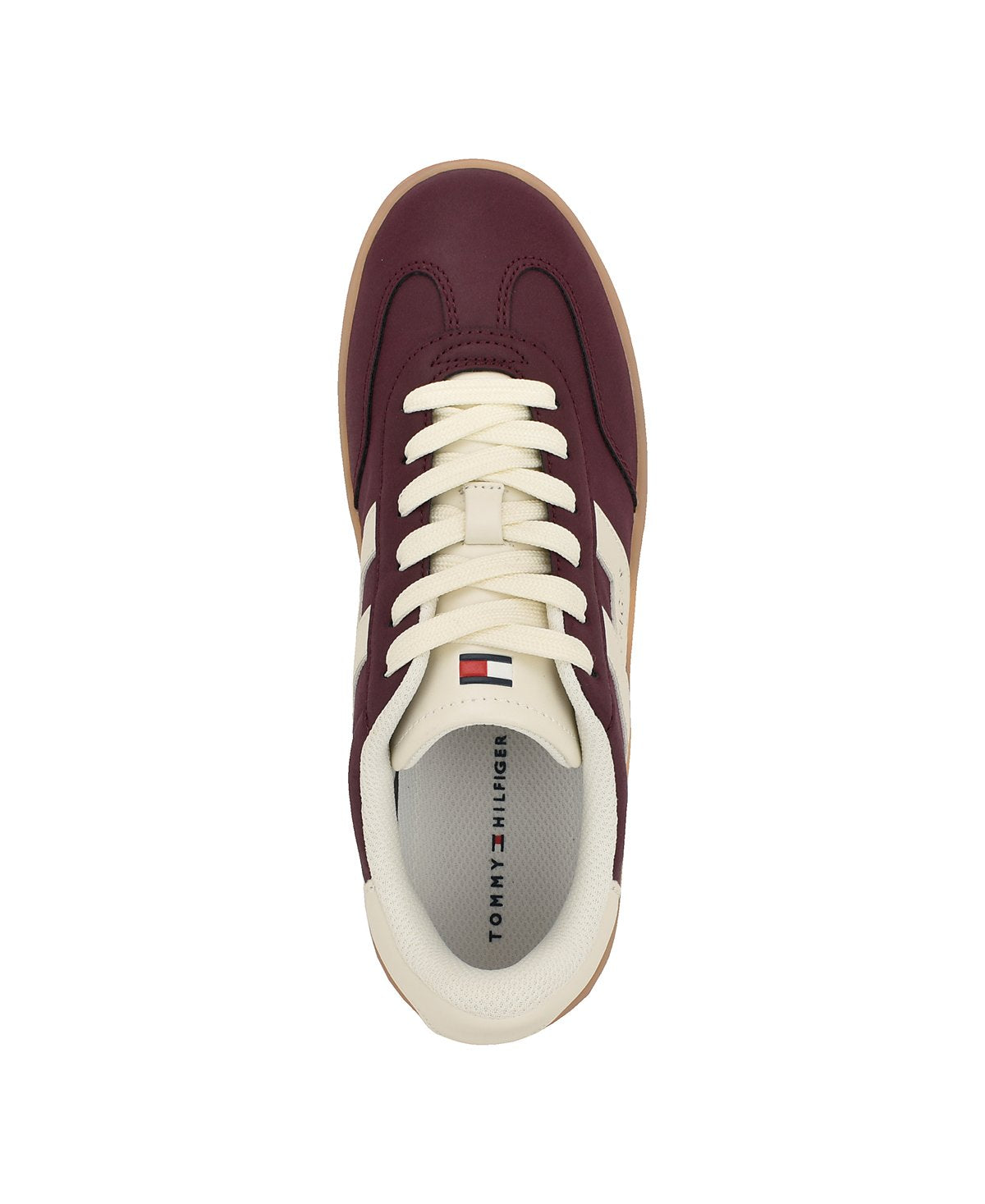 Maisie Lace-Up Sneakers (Dark Red)