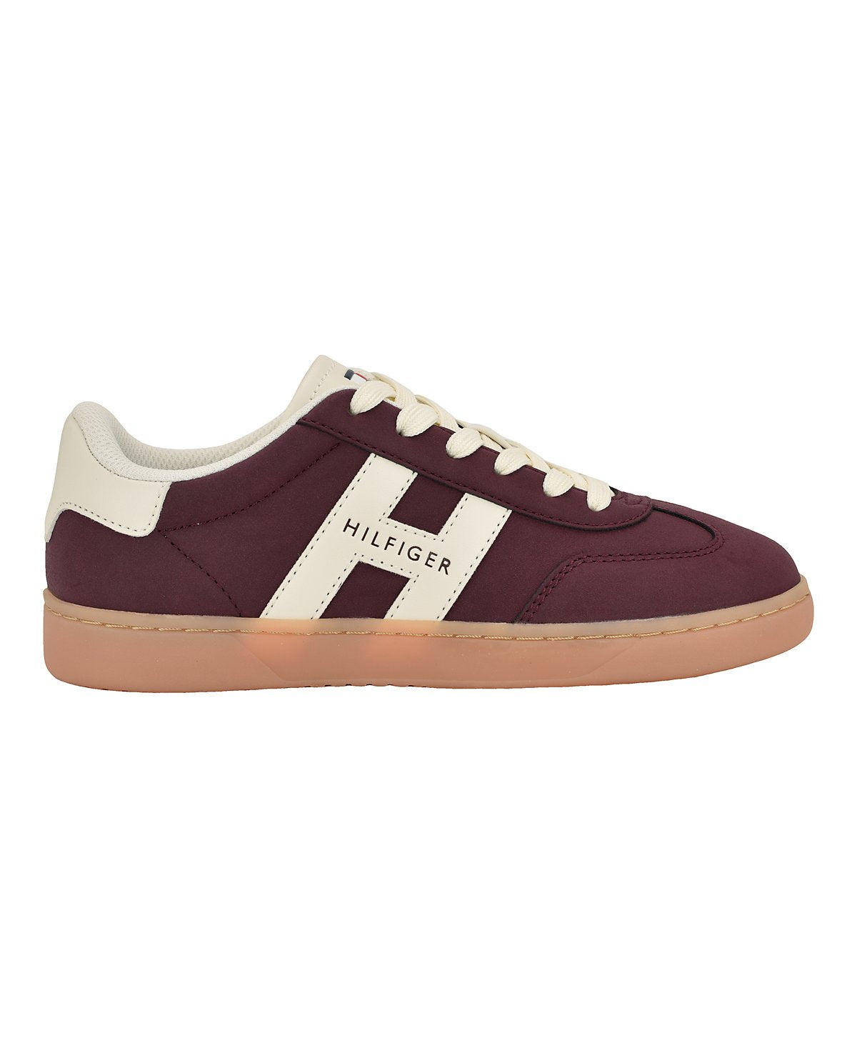 Maisie Lace-Up Sneakers (Dark Red)