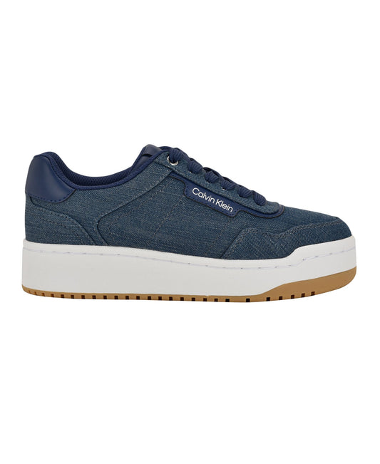Adryen Lace-Up Sneakers (Denim)