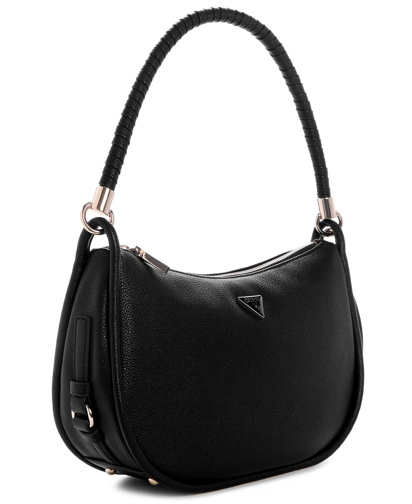 Danya Hobo Shoulder Bag (Black)