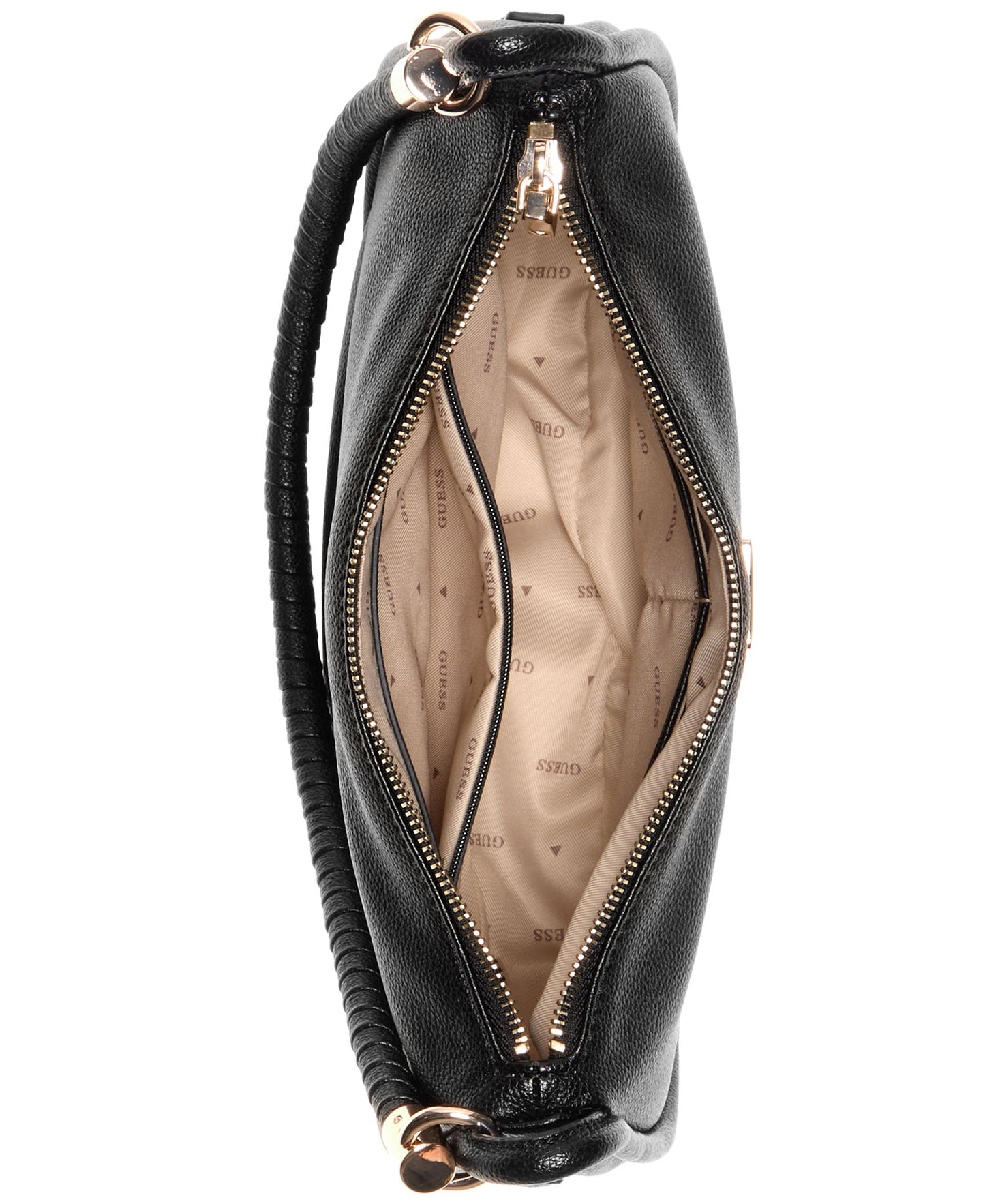 Danya Hobo Shoulder Bag (Black)