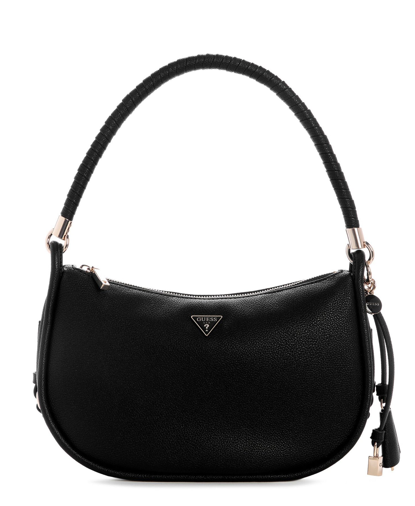 Danya Hobo Shoulder Bag (Black)