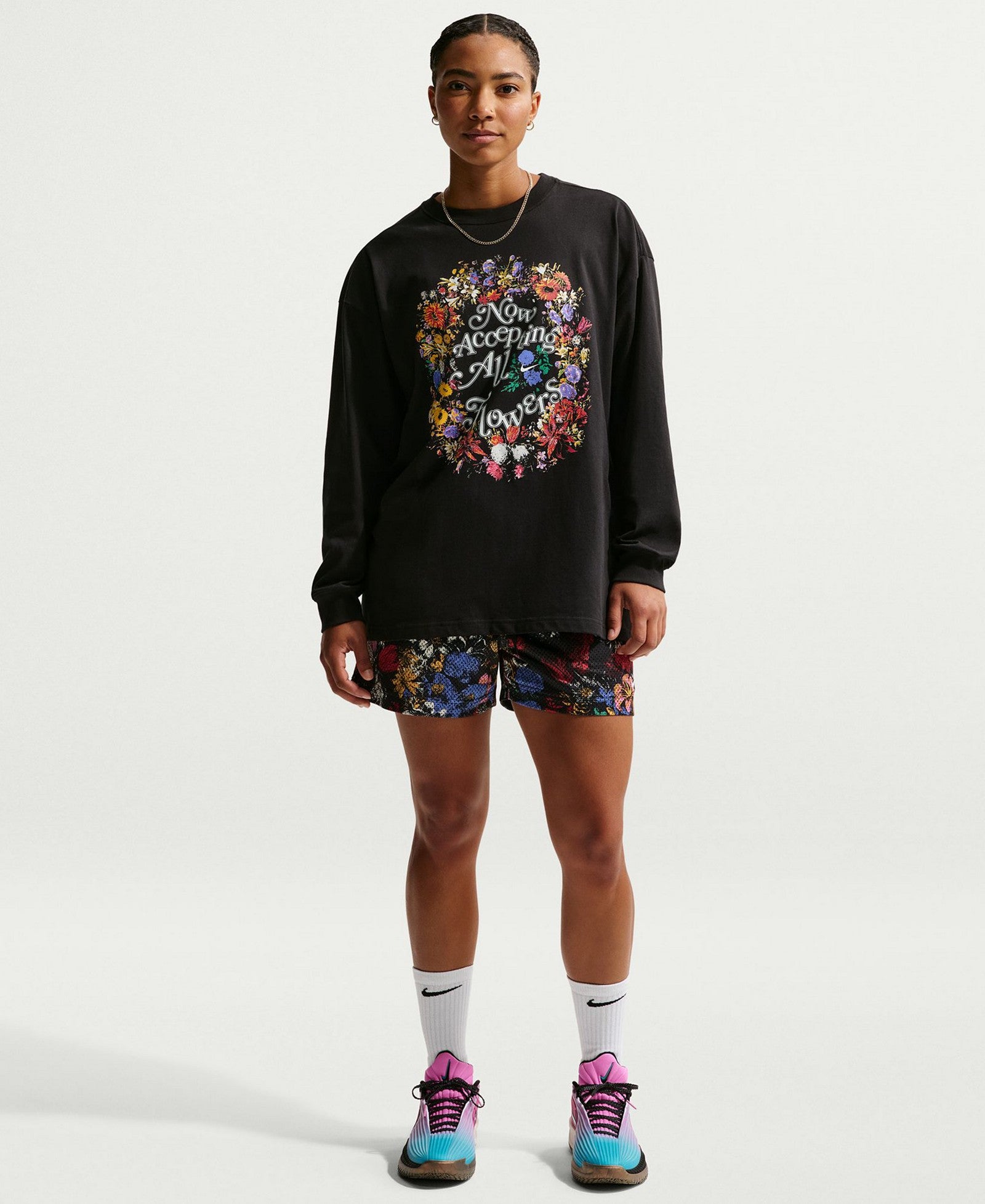 Women's Long-Sleeve Basketball T-Shirt