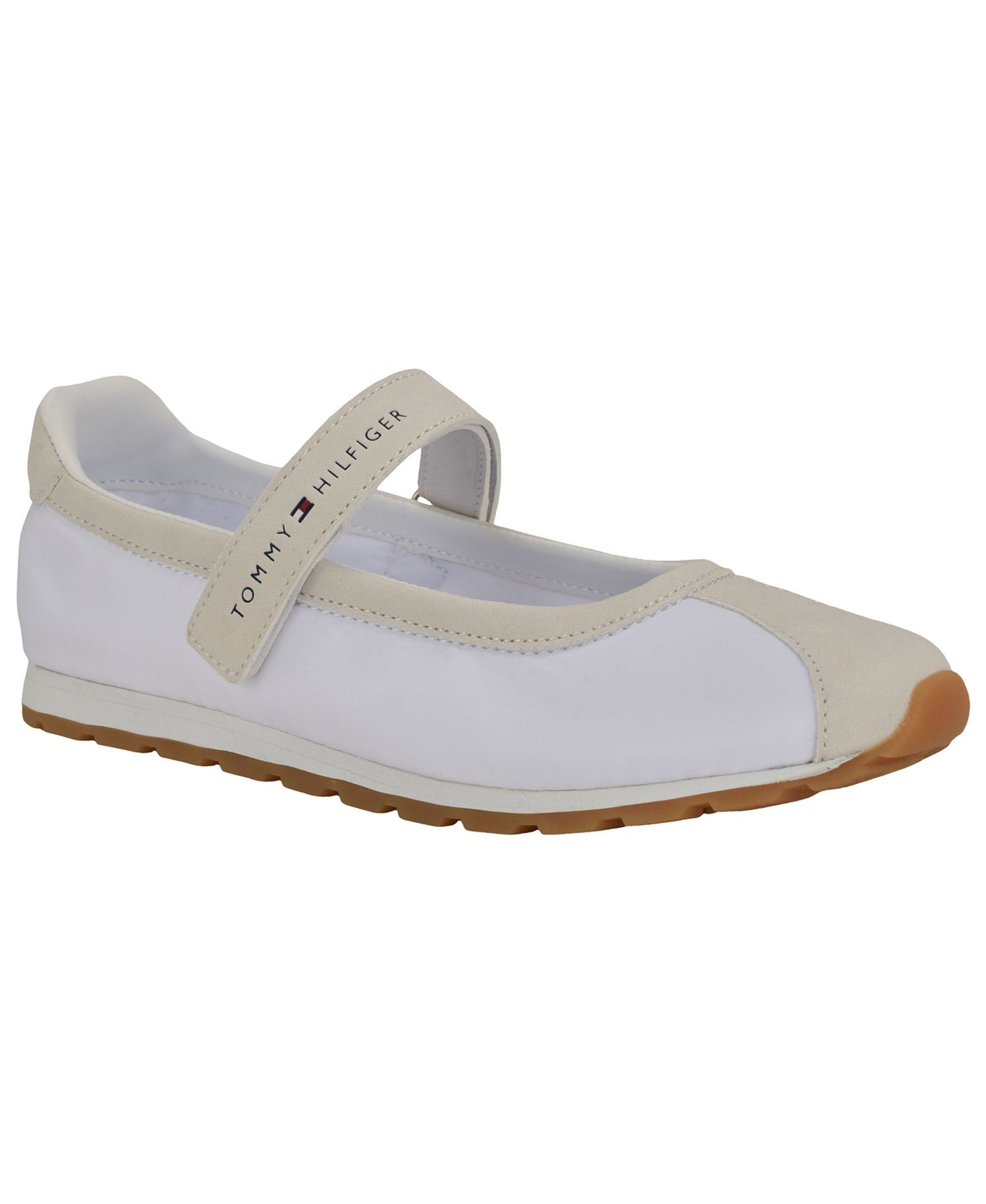 Macea Mary Jane Sneaker (White / Beige)