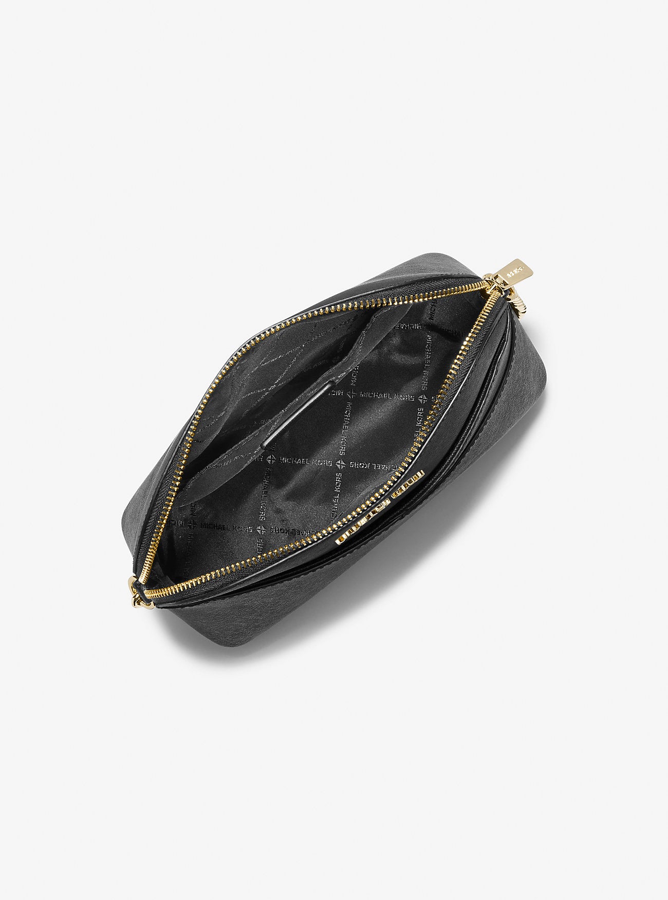 Jet Set Travel Medium Dome Crossbody Bag (Black)