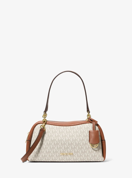 Cecily Small Signature Logo Shoulder Bag