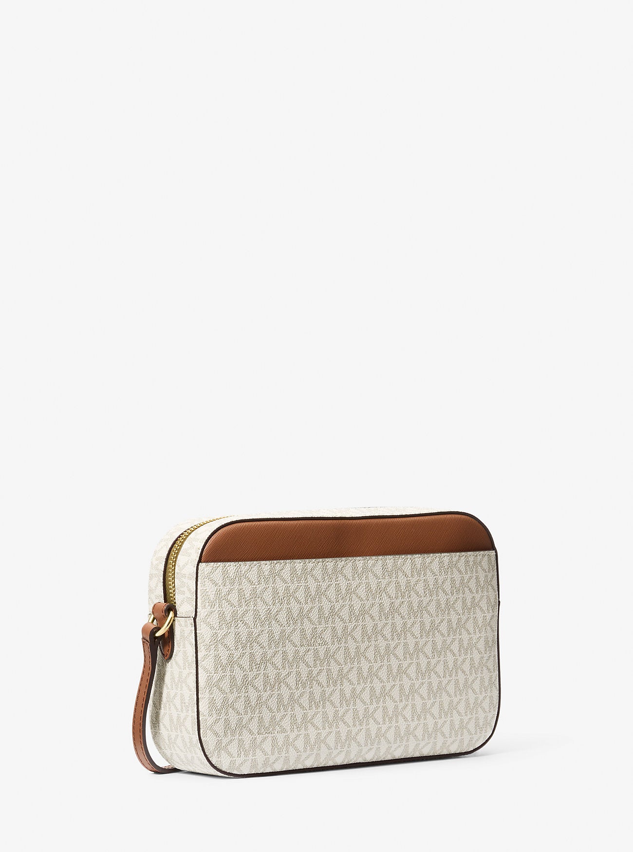 Jet Set Large Logo Crossbody Bag (Vanilla)
