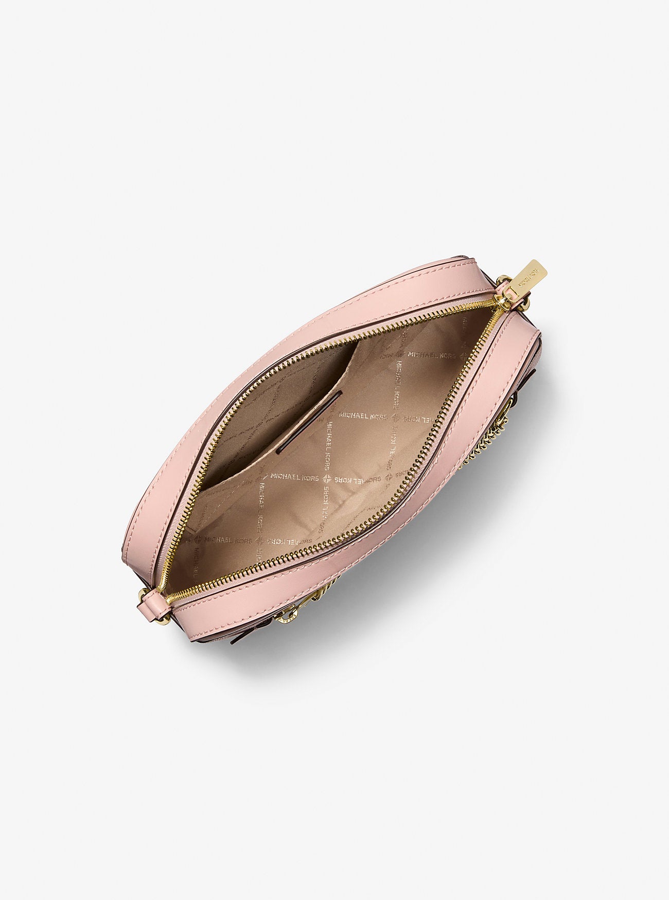 Jet Set Large Ombré Signature Logo Crossbody Bag (Powder Blush)