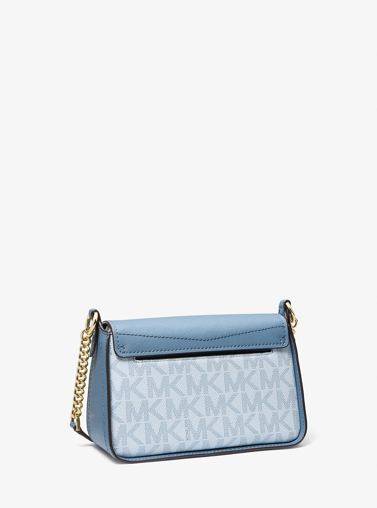 Sylvia Small Signature Logo Crossbody Bag (Soft Sky Multi)