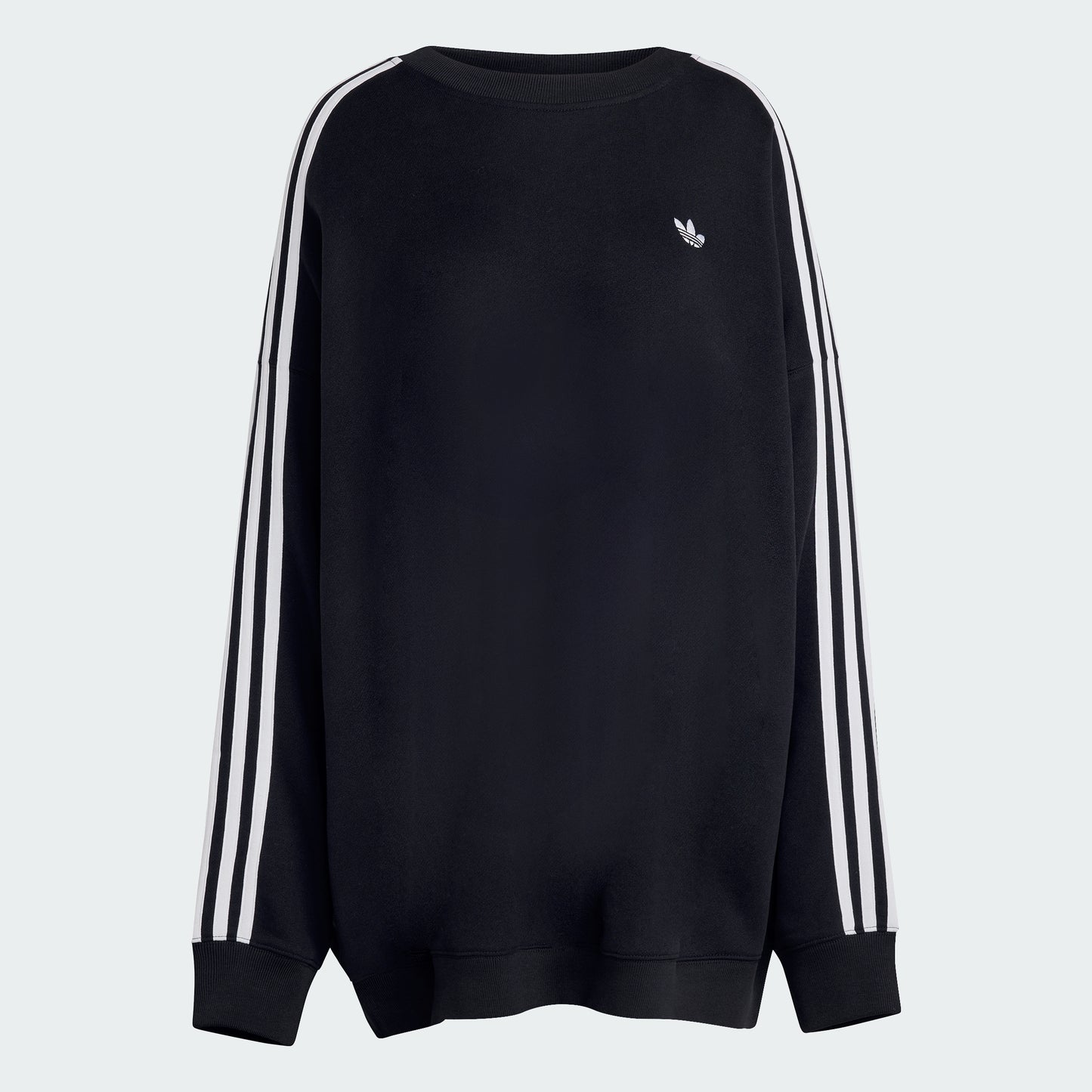 3 Stripes Oversized Adilenium Crew Sweater (Black)