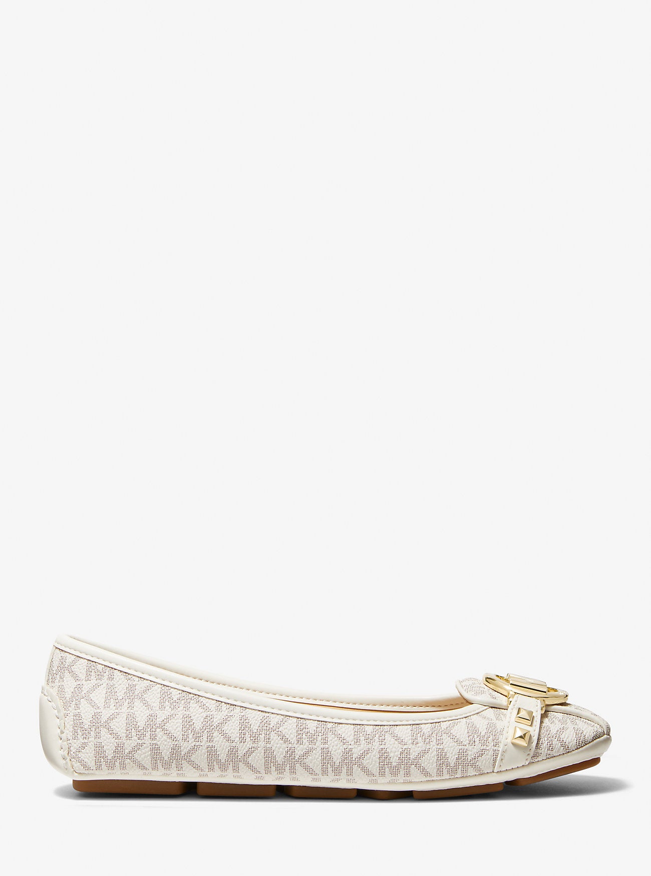 Fulton Studded Logo Moccasin (Vanilla)