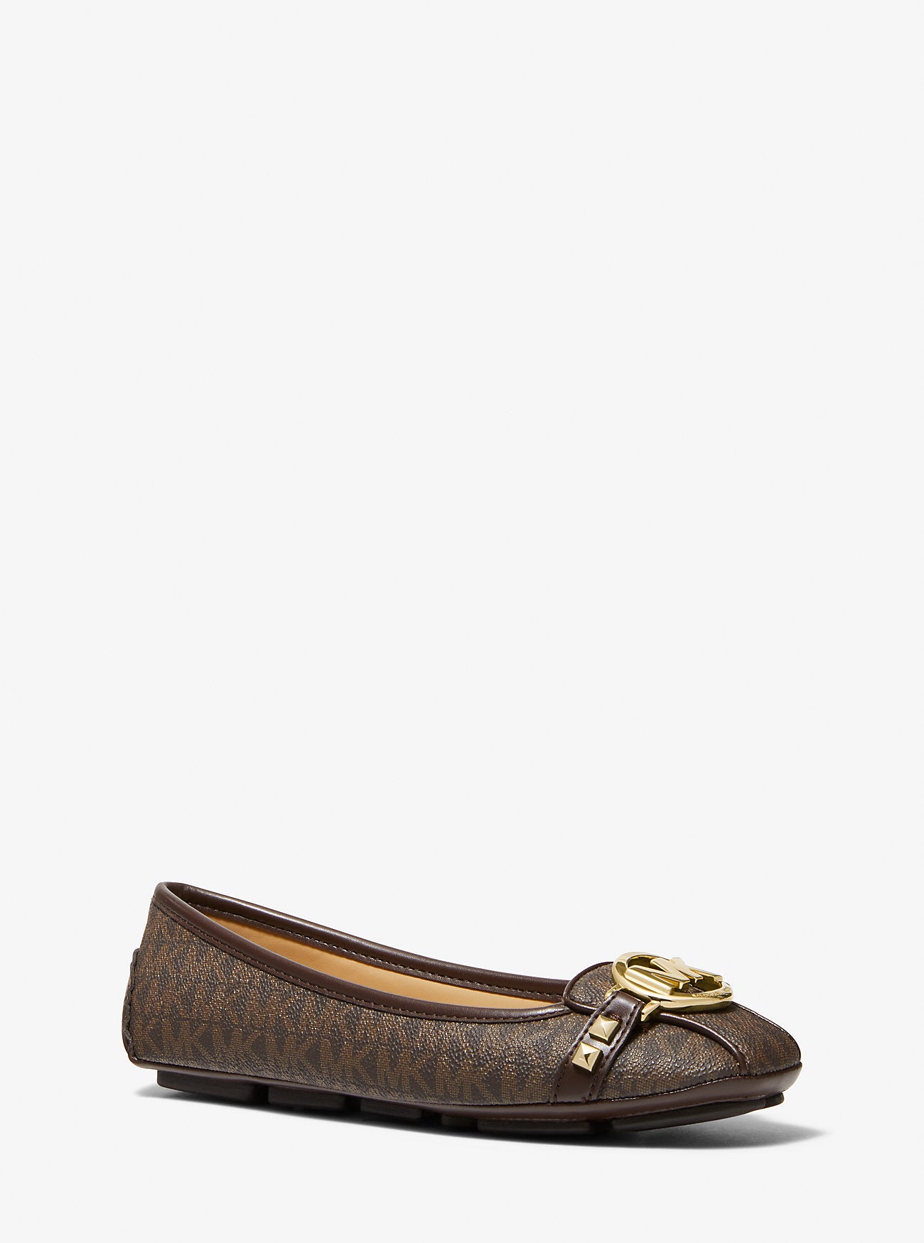 Fulton Studded Logo Moccasin (Brown)