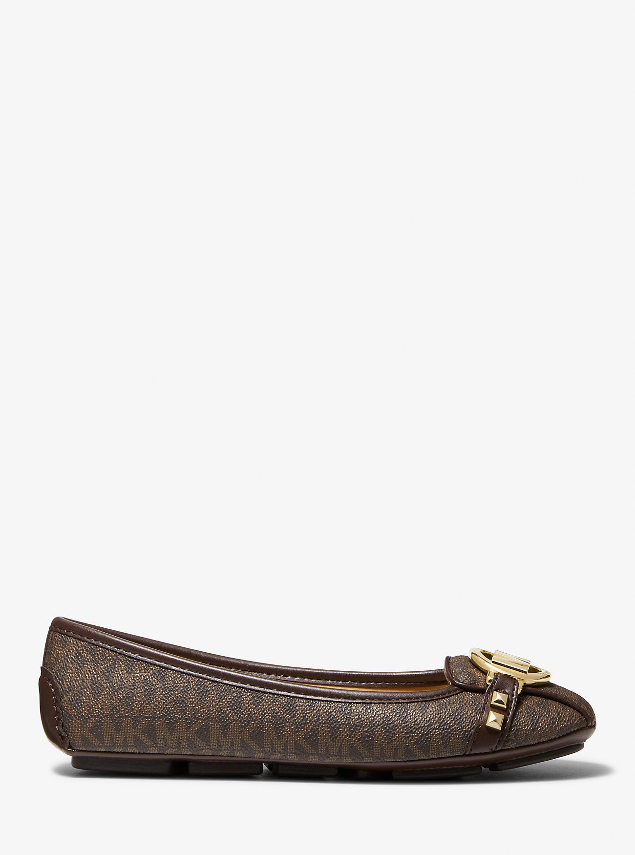 Fulton Studded Logo Moccasin (Brown)