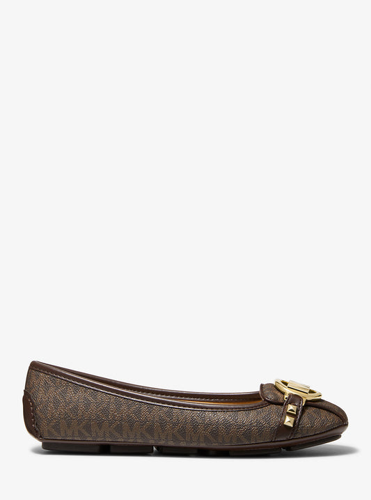 Fulton Studded Logo Moccasin (Brown)