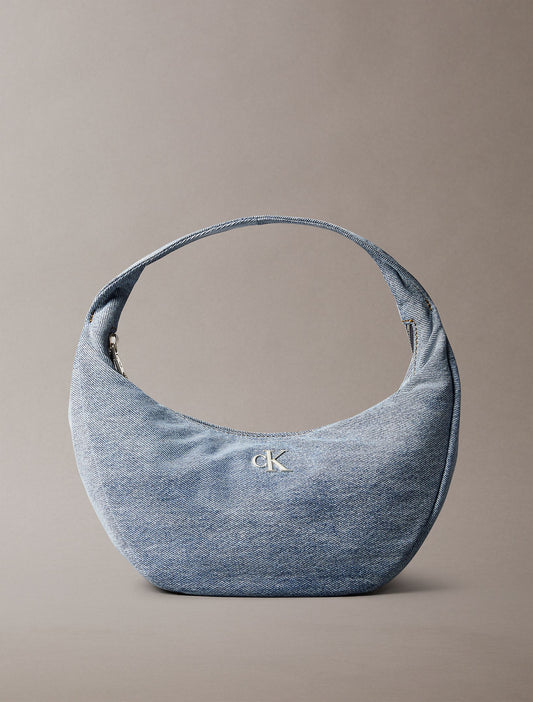 Crescent Shoulder Bag (Denim)