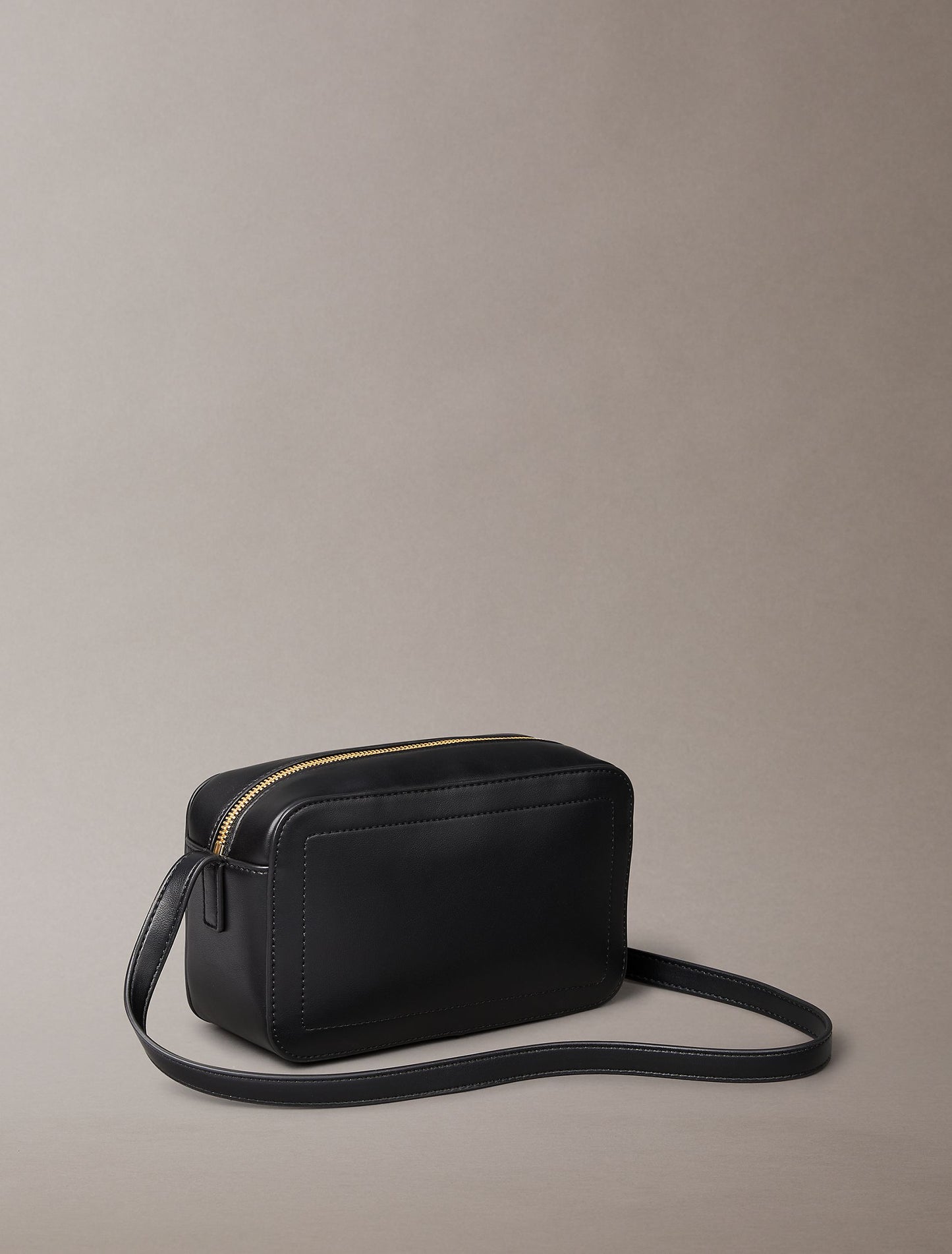 Embossed Monogram Camera Bag (Black)