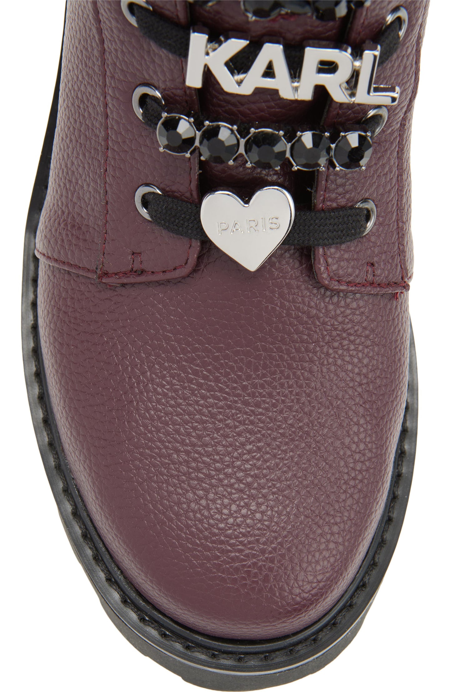 Mela Lug Sole Boot (Wine)