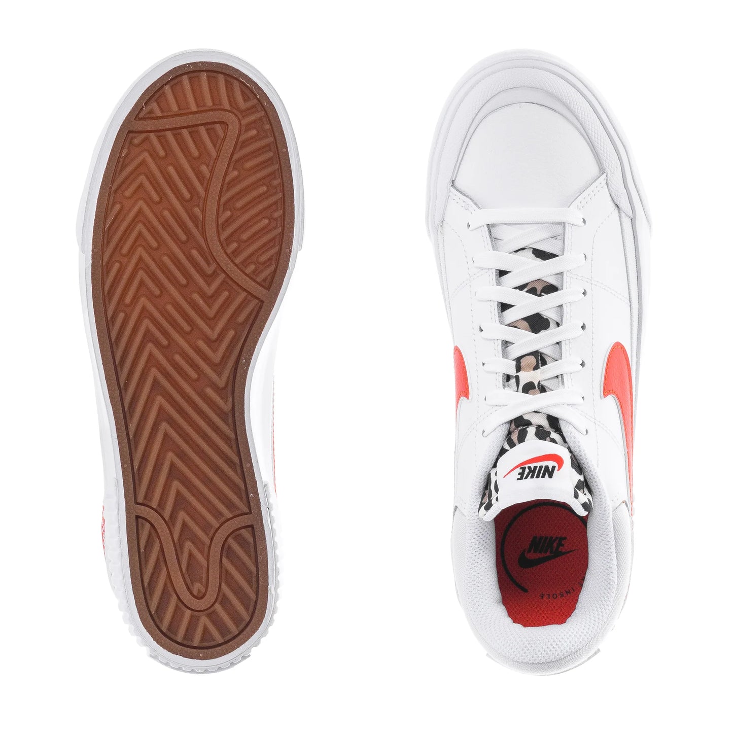 Court Legacy Lift (White/Team Orange)