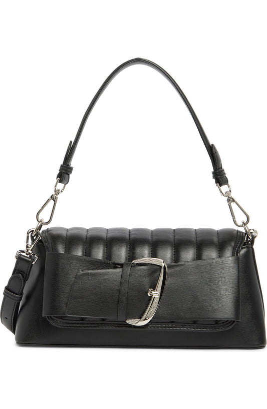 Ace Buckle Satchel (Black)