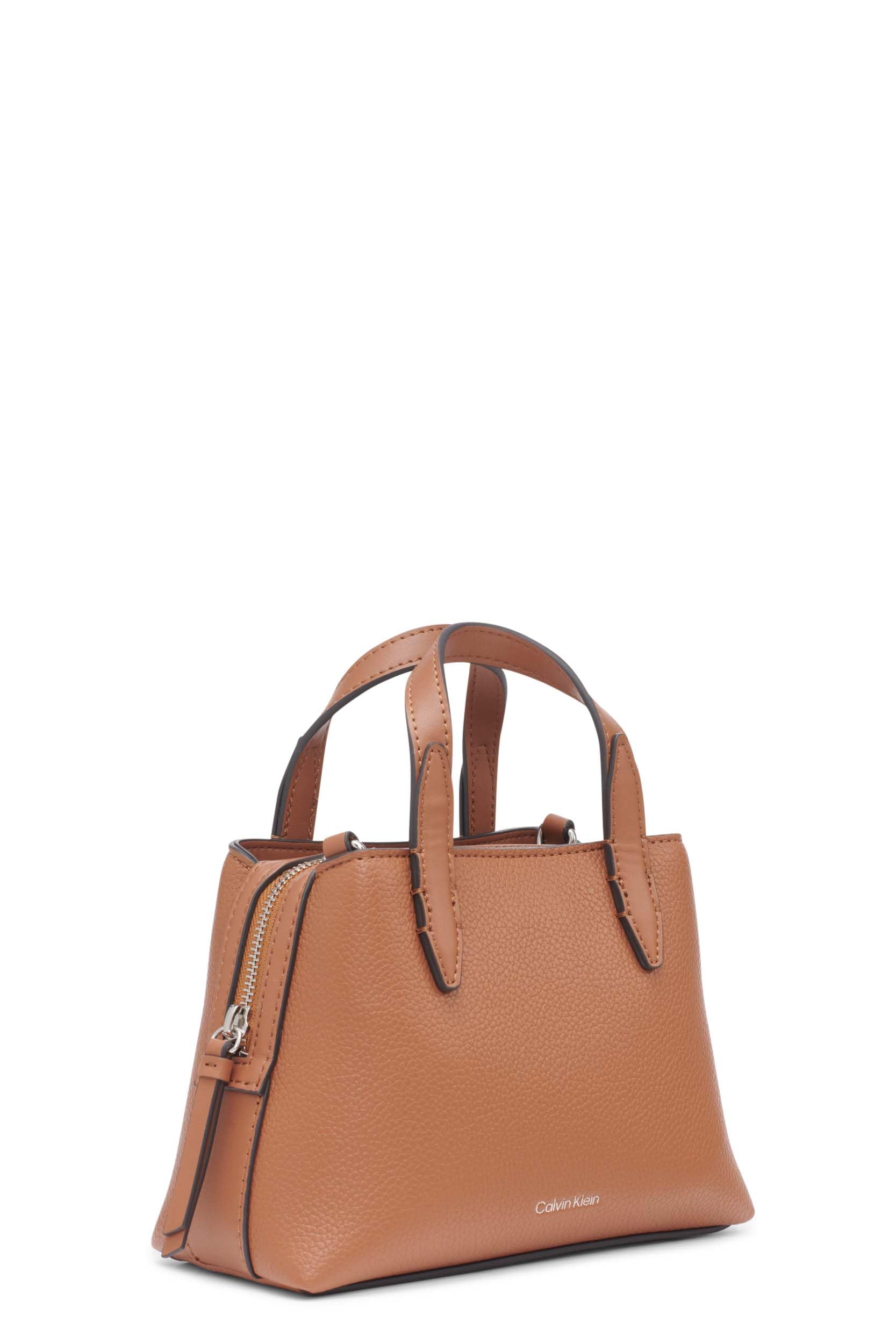 Calvin Klein Women's Millie 2 in 1 Triple Compartment Mini Satchel Crossbody